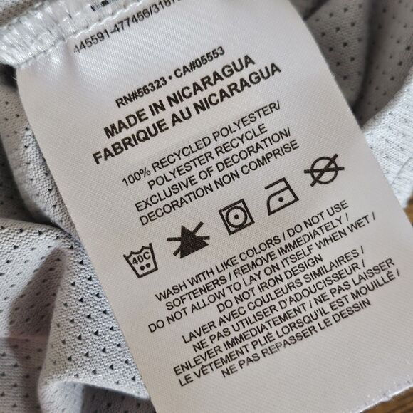 Nike Dri-Fit Men’s Valor Soccer #30 Shirt Jersey Size Large Gray GUC - Picture 6 of 7